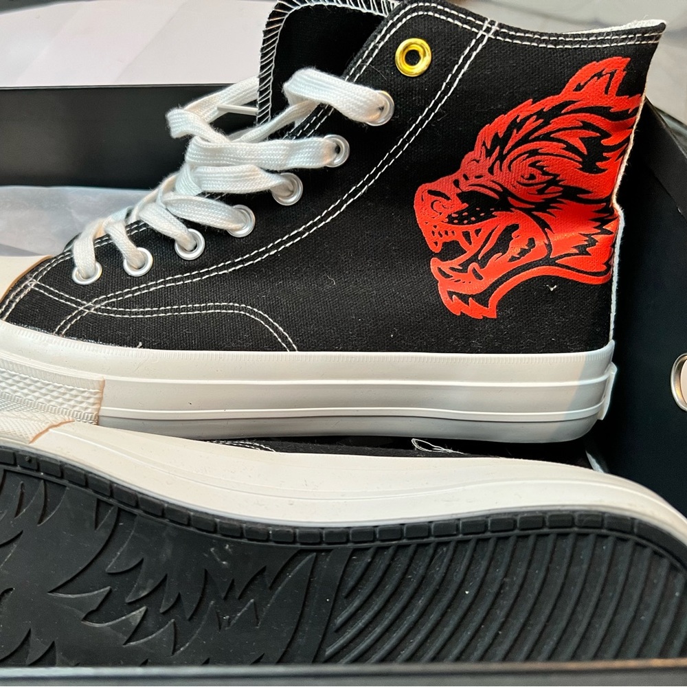 Darc Sport Walk 1-DIOS high top shoe red/black